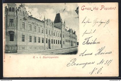 AK Poysdorf, K. u. k. Bezirksgericht