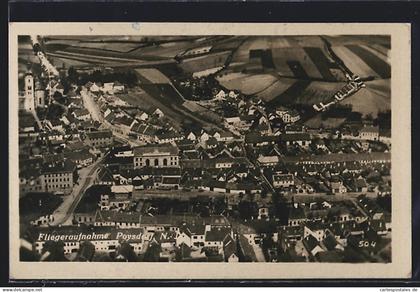 AK Poysdorf /N.-D., Teilansicht mit Strassenpartie