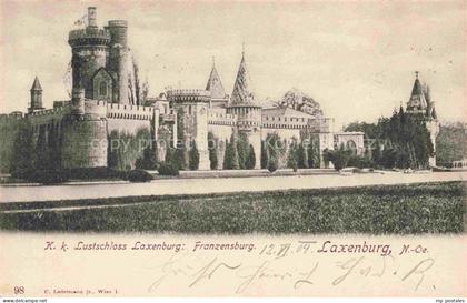 Laxenburg Niederoesterreich AT KK Lustschloss Laxenburg Franzensburg