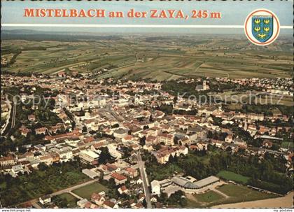 Mistelbach Niederoesterreich an der Zaya Fliegeraufnahme