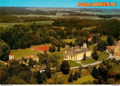 Schloss Rosenau Zwettl Niederoesterreich AT Fliegeraufnahme oesterr Freimauer Mu