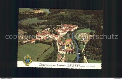 Zwettl-Niederoesterreich Zisterzienserkloster Fliegeraufnahme