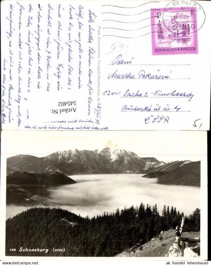 545402,Schneeberg bei Puchberg am Schneeberg
