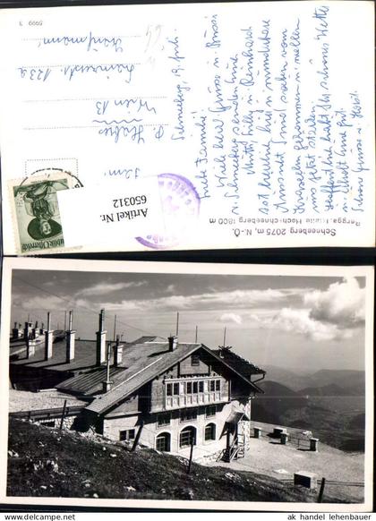 650312,Schneeberg Berggaststätte Hochschneeberg Puchberg am Schneeberg