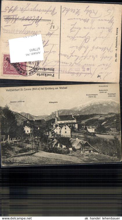 677893 St. Corona am Wechsel b. Kirchberg am Wechsel