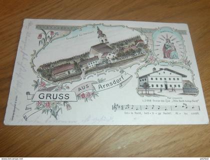 AK -  Arnsdorf b. Oberndorf , 1914 , Lamprechtshausen Ansichtskarte , Postkarte