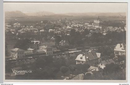 (65488) Foto AK Vöcklabruck, Bahnhof, 1924