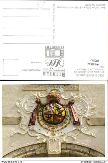 706577 Wels Burg Wels Westtor Wappen