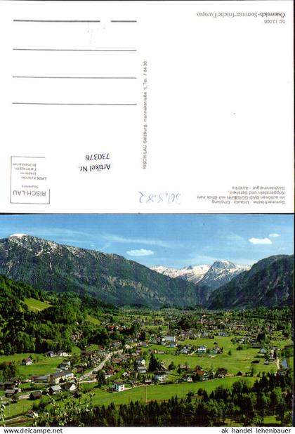 730376 Bad Goisern Blick zum Krippenstein und Sarstein Marktgemeinde Bad Goisern Bez. Gmunden