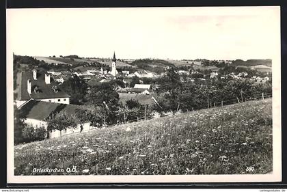 AK Grieskirchen /Oberösterreich, Ortsansicht aus der Vogelschau