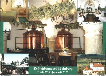 Kefermarkt Schlossbrauerei Weinberg Restaurant Kirche
