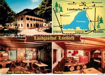 Lambach Oberoesterreich Landgasthof Lambach Koenig Ludwig Stube Posthalterstube