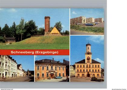50267341 - Schneeberg Neubaugebiet u. Rathaus