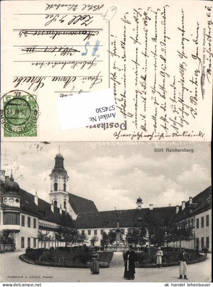 574530,tolle AK Reichersberg Stift b. Ried im Innkreis