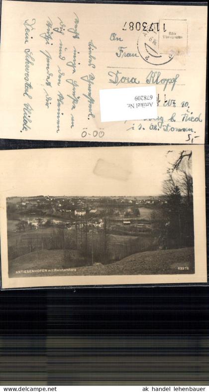 678209 seltene Foto-AK Antiesenhofen m. Reichersberg Ried im Innkreis