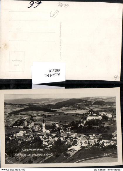 661250,Fliegeraufnahme Rohrbach im Mühlkreis