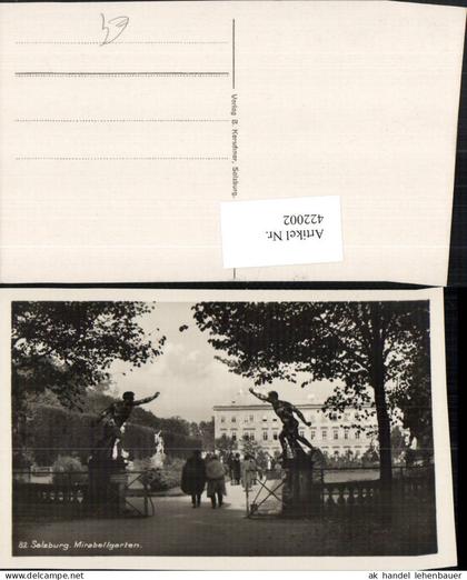 422002,Salzburg Mirabellgarten Garten Statuen