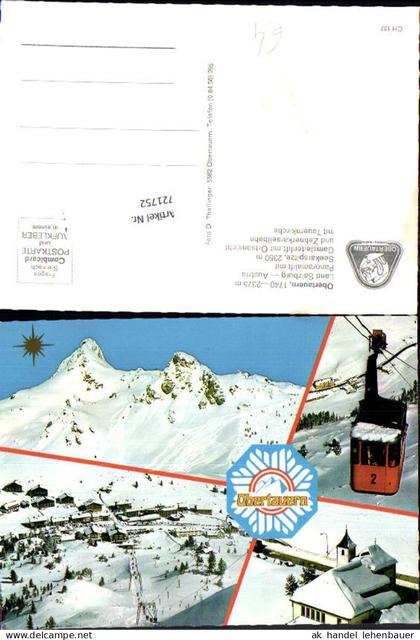 721752 Obertauern Gemeinde Obertauern Bez. St. Johann im Pongau Seilbahn