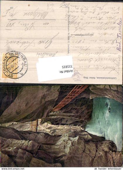 721815 Lichtensteinklamm Gemeinde St. Johann im Pongau Bez. St. Johann im Pongau Hoher Steg