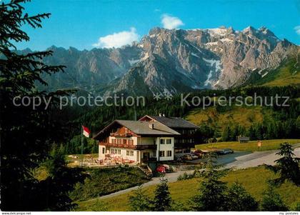 Dienten Hochkoenig Alpengasthof Pension uebergossene  Alm