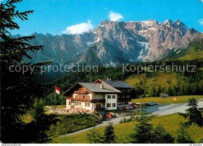 Dienten Hochkoenig Alpengasthof uebergossene Alm