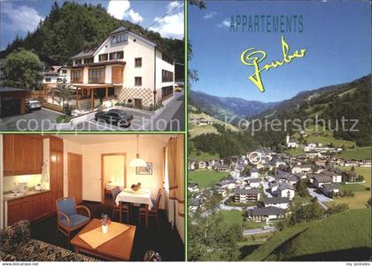 Grossarl Totalansicht Gruber Appartements Zimmer