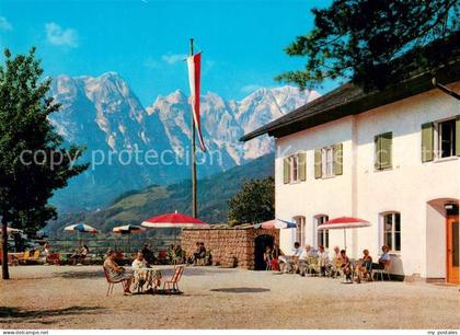 Kuchl Haus St. Georg Aussenanischt Terrasse