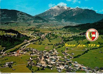 Maria Alm Steinernen Meer Fliegeraufnahme Leoganger Steinberge