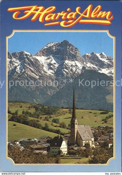 Maria Alm Steinernen Meer Kirche Alpen