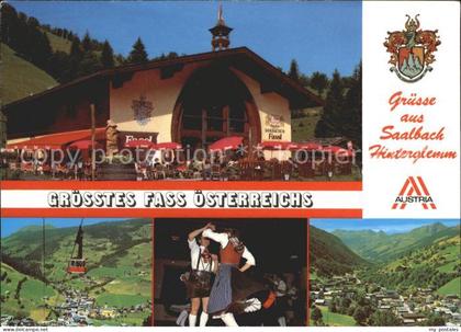 Saalbach-Hinterglemm Sudeten Fass groesstes Fass oesterreichs Seilbahn Panorama