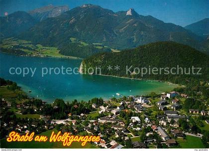 Strobl Wolfgangsee Fliegeraufnahme Schafberg