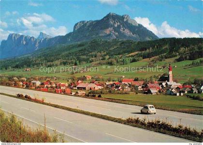 Thalgau Salzburg AT Autobhn Salzburg Mondsee Drachenwand Schafberg Schober