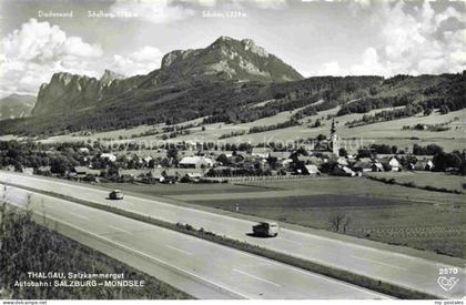 Thalgau Salzburg AT Panorama Autobahn Salzburg Mondsee