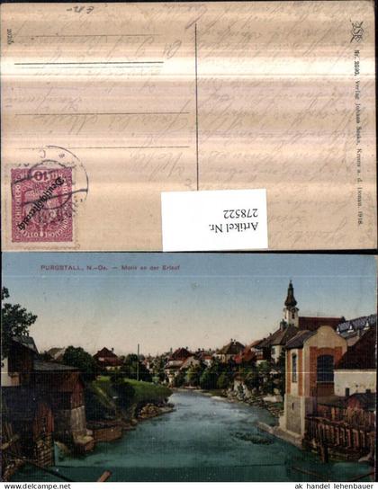 278522,Purgstall Teilansicht Partie an d. Erlauf