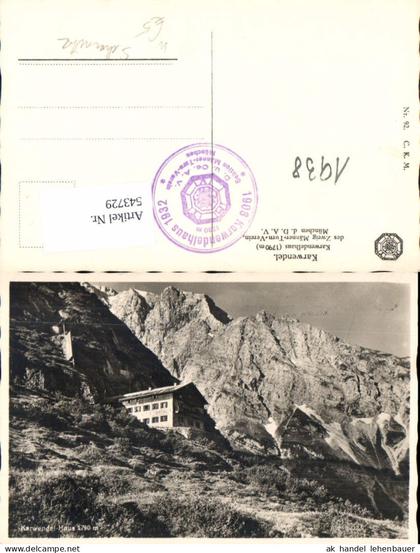 543729,Karwendelhaus bei Eng Vomp Scharnitz
