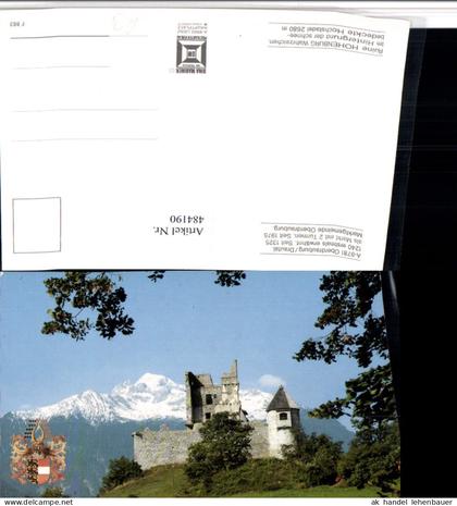 484190,Oberdrauburg Ruine Hohenburg Bergkulisse