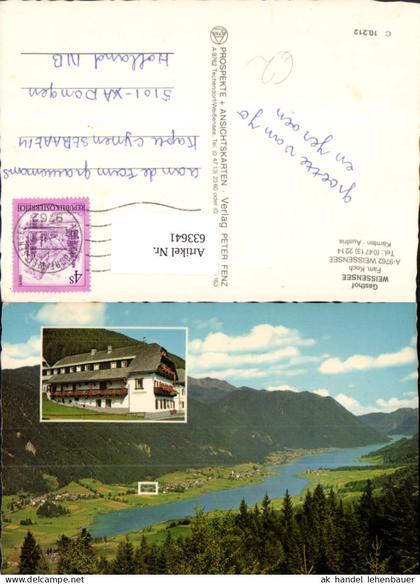 633641,Mehrbild Ak Weissensee Weißensee Gasthof Weissensee