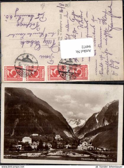 94972,Tauernbahn Böckstein Badgastein Ortsansicht