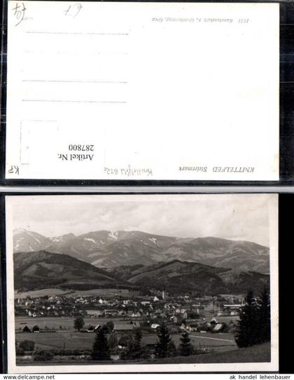 287800,Knittelfeld Totale Bergkulisse