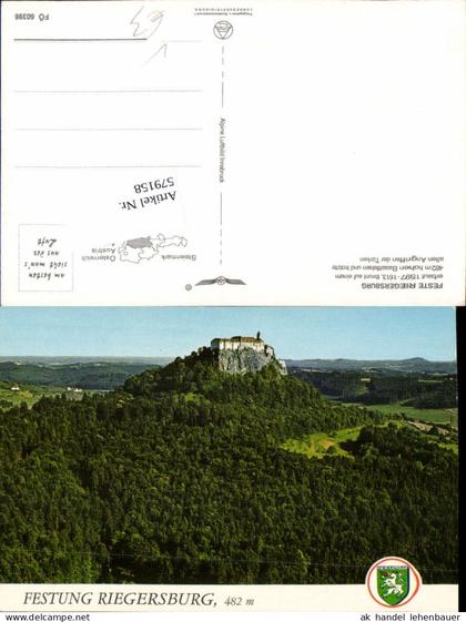 579158,Riegersburg Burg Riegersburg pub Alpine Luftbild