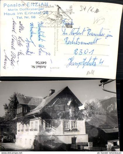 649756,Foto Ak Pension Enzian Haus im Ennstal