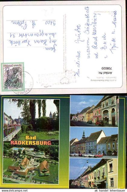 708020 Mehrbild AK Bad Radkersburg Ortsansichten