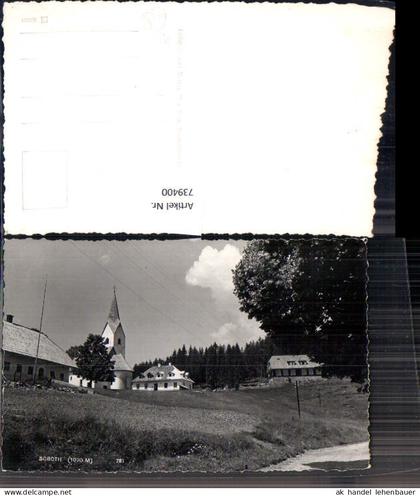 739400 Foto AK Soboth Eibiswald Ansicht m. Kirche