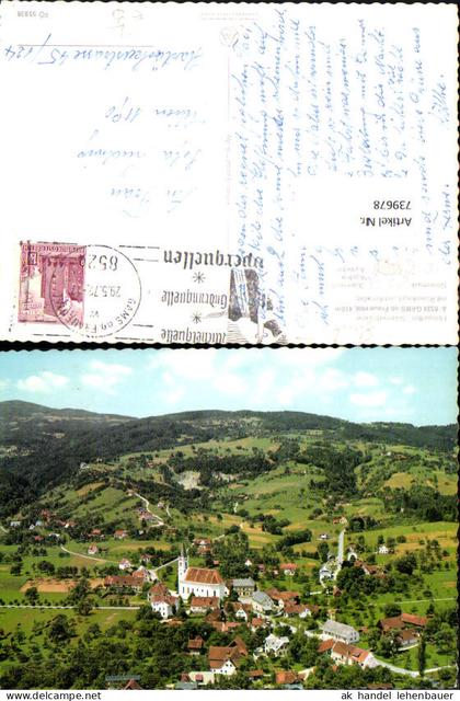 739678 Fliegeraufnahme Gams ob Frauenthal Bad Gams mit Rosenkogel u. Koralpe pub Alpine Luftbild FÖ 55939