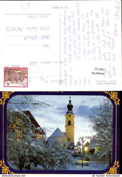 739722 Haus im Ennstal Winteridyll mit Kirche