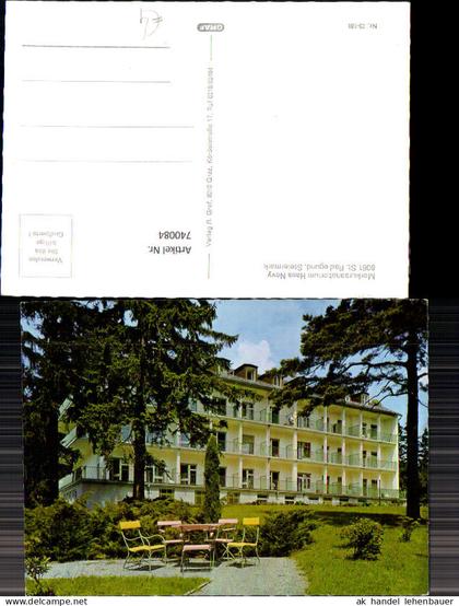 740084 St Radegund bei Graz Merkursanatorium Haus Novy