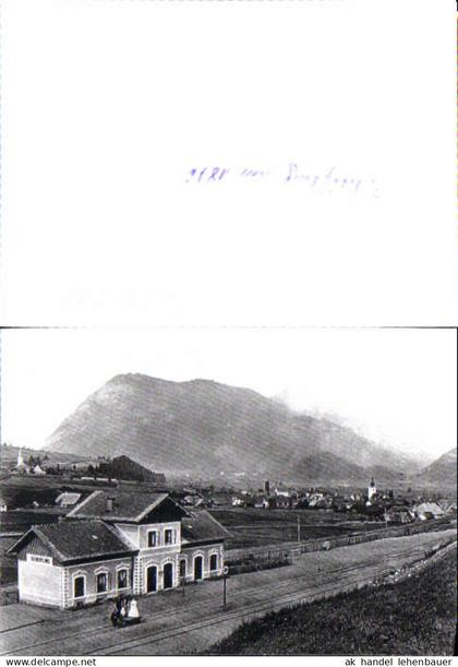 750010 Foto Repro Scheifling Bahnhof 1870 ca.