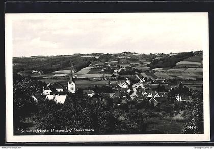 AK Fehring, Hatzendorf, Teilansicht mit Kirche