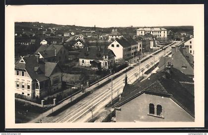 AK Fürstenfeld, Ortspartie aus der Vogelschau