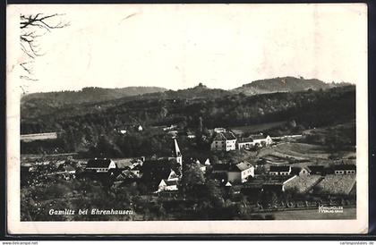 AK Gamlitz bei Ehrenhausen, Totalansicht aus der Vogelschau